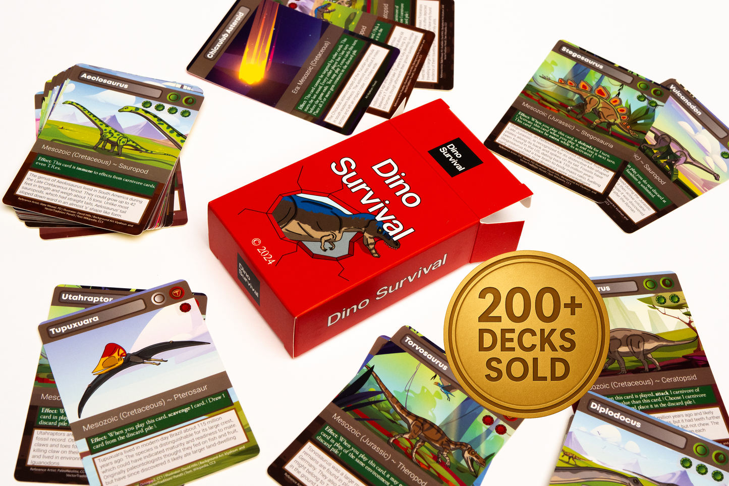 Dino Survival Card Game