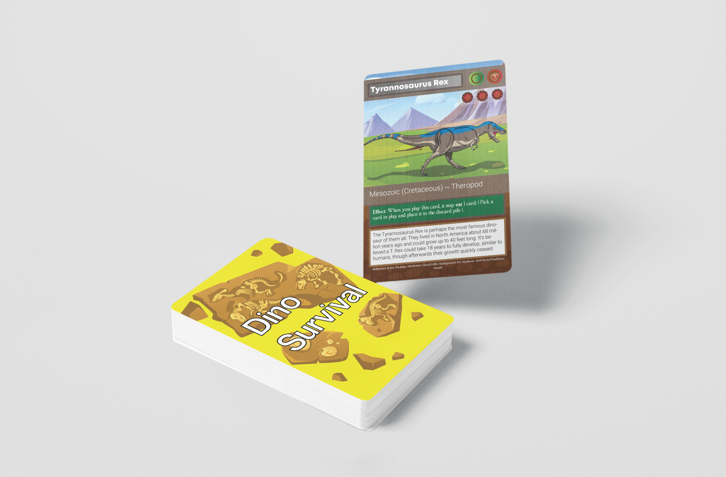 Dino Survival Card Game